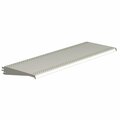 Homecare Products 1 x 48 x 16 in. Powder Coated Cool White DL Style Shelf HO2739201